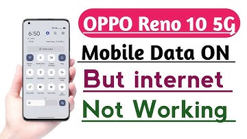 OPPO Reno 10 5G Mobile Data ON But internet Not working Problem Fix