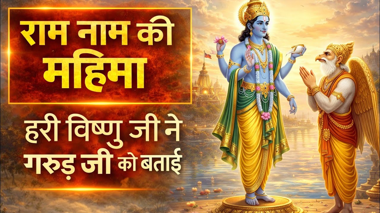 भगवान श्री हरि विष्णु जी ने गरुड़ देव को बताई राम नाम की महिमा | कलयुग का सबसे बड़ा मंत्र #Ram