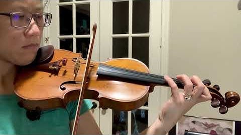 Hrimaly first position violin scale slow practice C minor