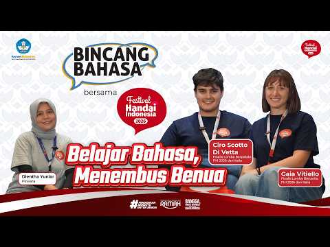 Siniar Bincang Bahasa bersama Festival Handai Indonesia 2026 "Belajar Bahasa, Menembus Benua"