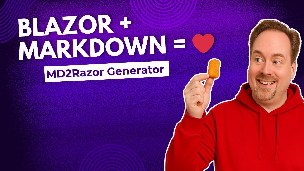 Convert Markdown to Blazor Components with MD2RazorGenerator! - YouTube