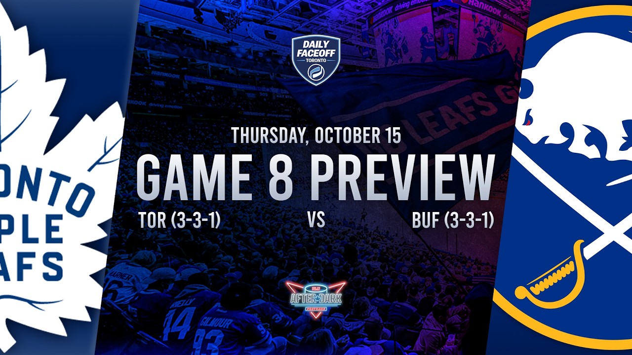 Leafs vs Sabres Game 8 Preview: Nylander Moved to First Line, Dressing 7 Defenseman, and Best Bets
