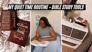 My Quiet Time Routine + Bible Study Tools | Faith Friday