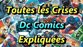 TOUTES LES CRISES DC COMICS EXPLIQUÉES ( Par ordre chronologique, Reboot etc )
