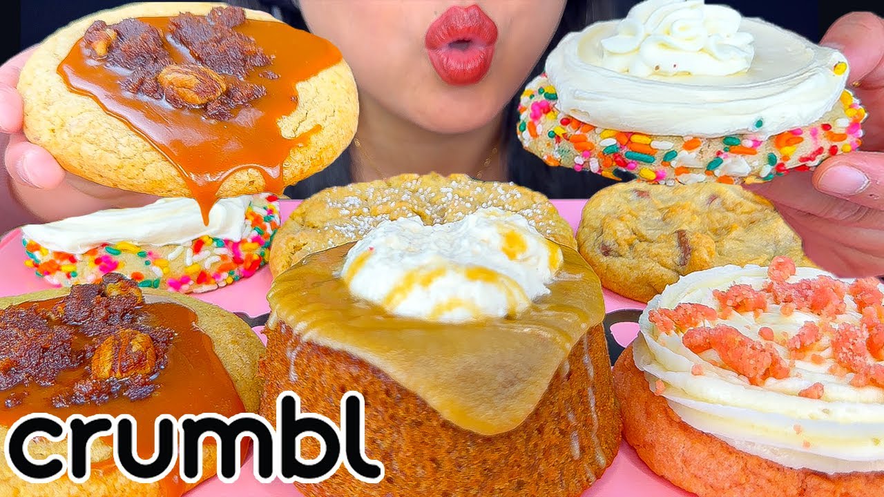 ASMR CRUMBL COOKIE OF THE WEEK | MUKBANG | EATING SOUNDS | ASMR PHAN