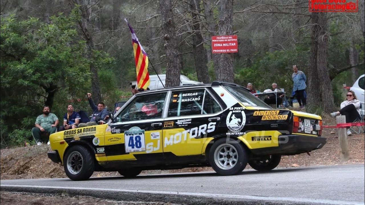 Pujada coll de sa creu onboard fiat 131 rally 2ª manga de carrera