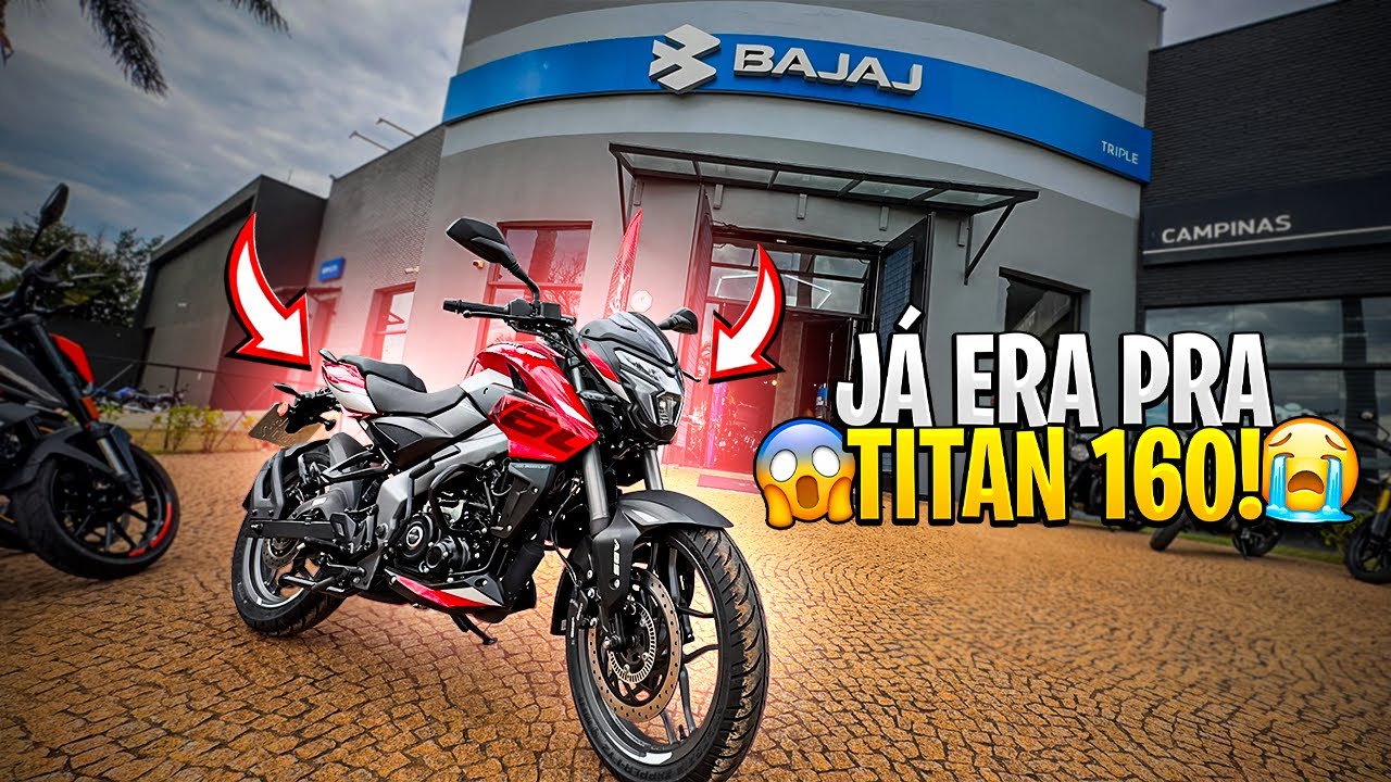 ADEUS TITAN160?! NOVA DOMINAR 160 BAJAJ, PREÇO DE POP110, MAIS FORTE QUE CG 160