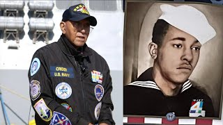 WWII veteran lives out dream of boarding destroyer at Naval Station Mayport