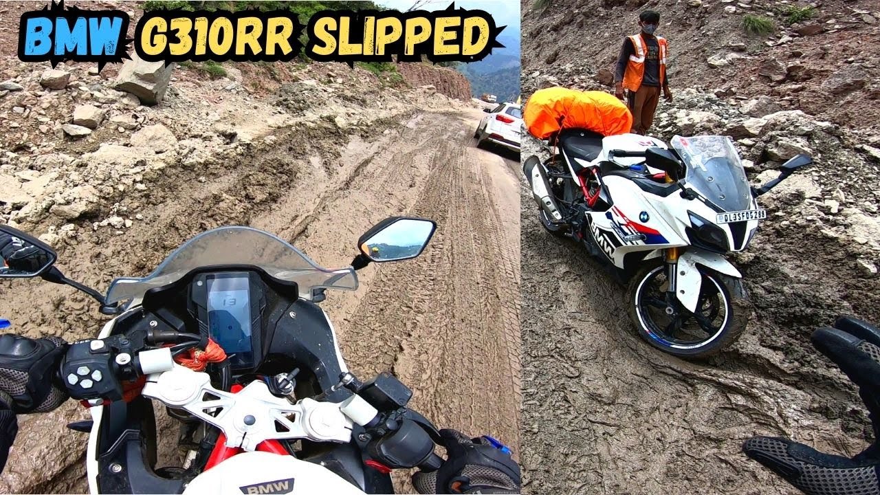 Jammu - Srinagar Highway par BMW G310RR Girte Girte bach gayi😨Bike ...