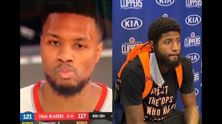 Damian Lillard on the antics of Patrick Beverly and Paul George (PG responds!)