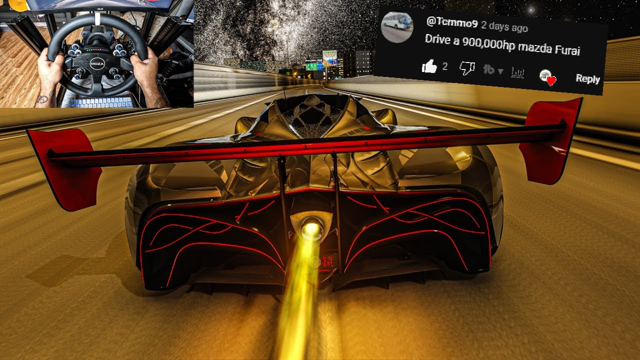 INSANE 1092629HP Mazda Furai Almost 5,000MPH - Assetto Corsa