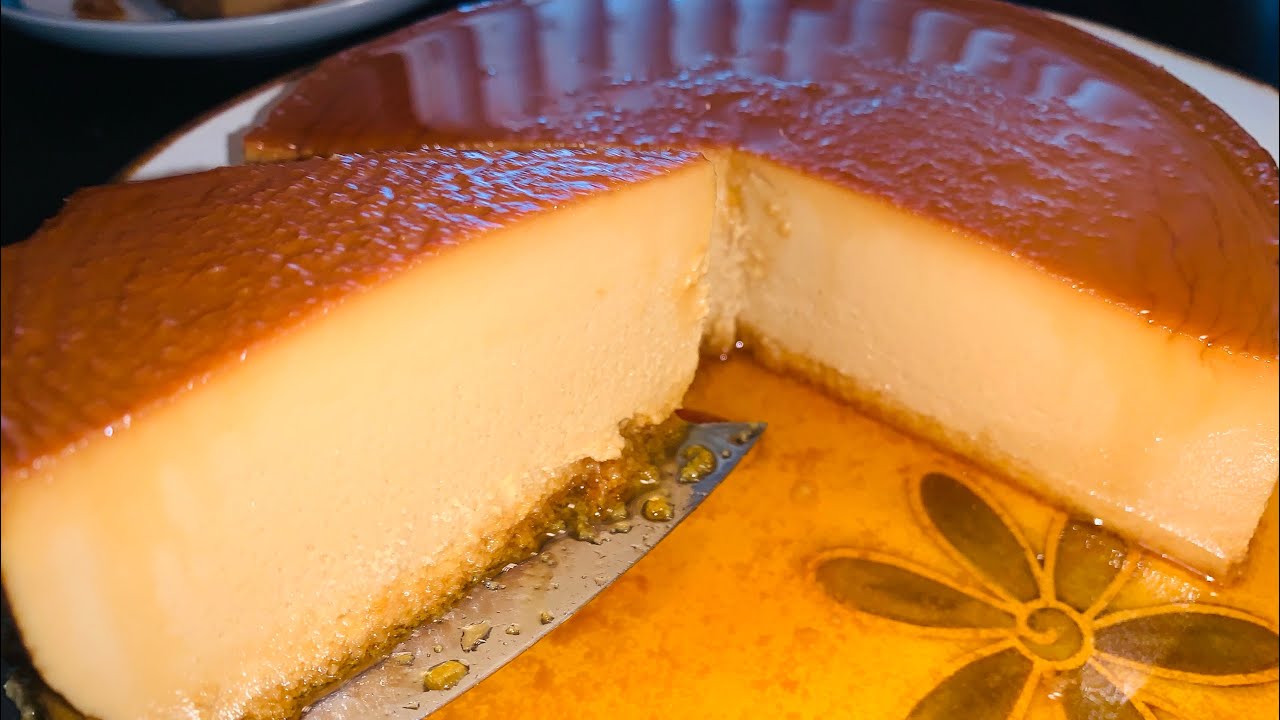 Flan de cajeta/dulce de leche 🍮 super fácil