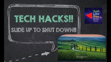 How to enable Slide To Shut Down🔥 Complete - Step by Step Tutorial💯