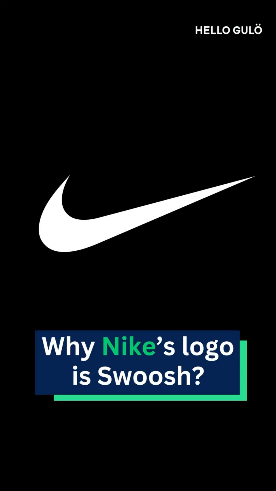 why is the nike logo a swoosh