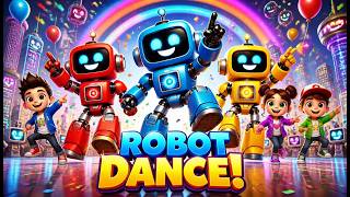 Robot Dance Party 🤖 | Robot Dance Song for Kids | Fun Kids Songs & Nursery Rhymes