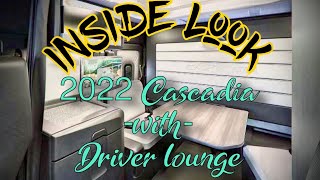 Can Trucking Really Be This Comfortable?!?! 2022 Freightliner Cascadia w/Driver Lounge package!