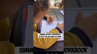 Summer Activity workbook to limit screen time #summervibes