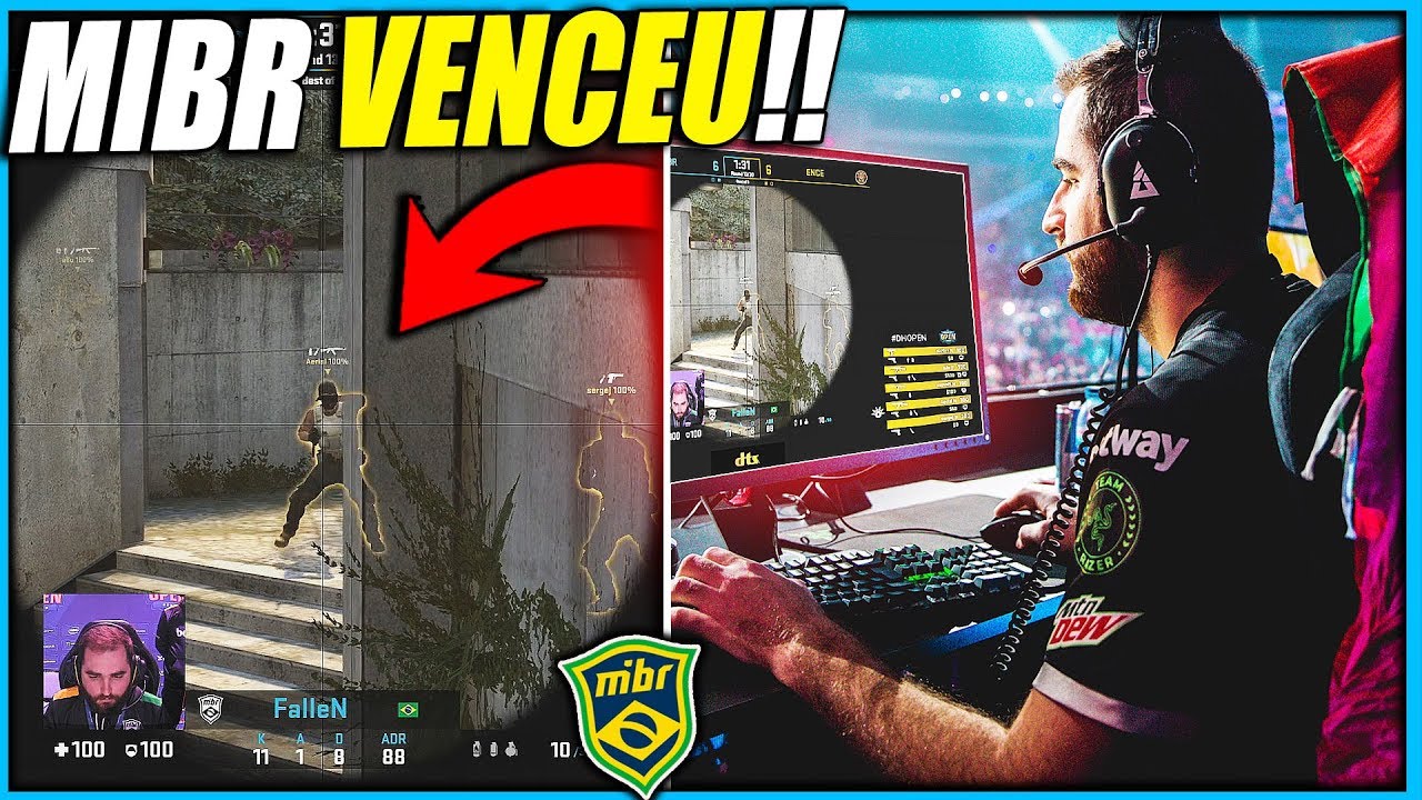 FALLEN SALVA MIBR COM CLUTCH ESPETACULAR!! FERGOD VENCE CLUTCH SUPER IMPORTANTE!! MIBR vs ENCE