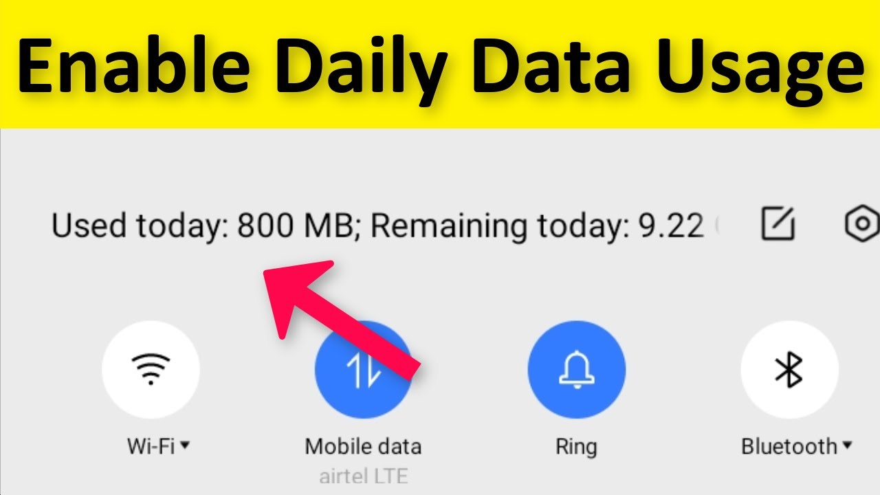 How To Enable Daily Data Usage In Realme Mobile - How To Set Realme Mobile Daily Data Usage