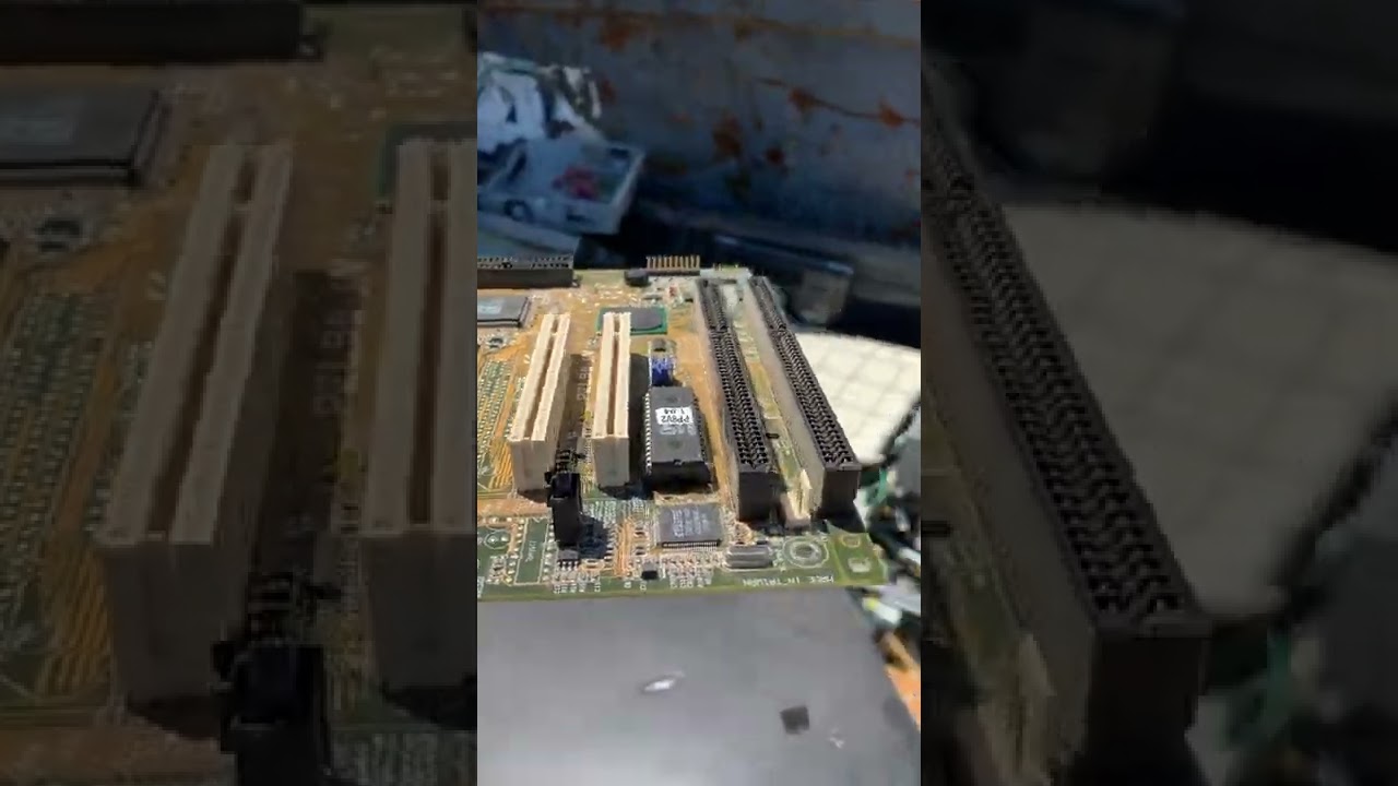 Asus P2L98-XV Slot 1 motherboard with ATI Rage 3D graphics onboard! scrapped for $3.00 