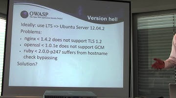 OWASP AppSec EU 2013: Recipes for enabling HTTPS