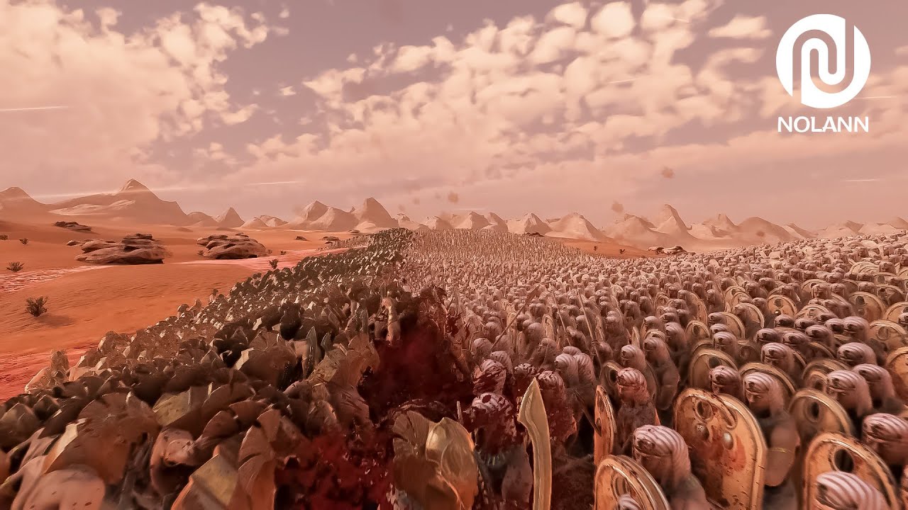 15.000 Soldier Assault- 10.000 Egytian Warrior Vs Egyptian Spearman- UEBS 2