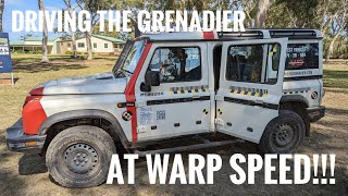 Driving the Grenadier Prototype - AT WARP SPEED!!!