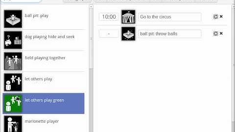Using drag and drop for the Planner