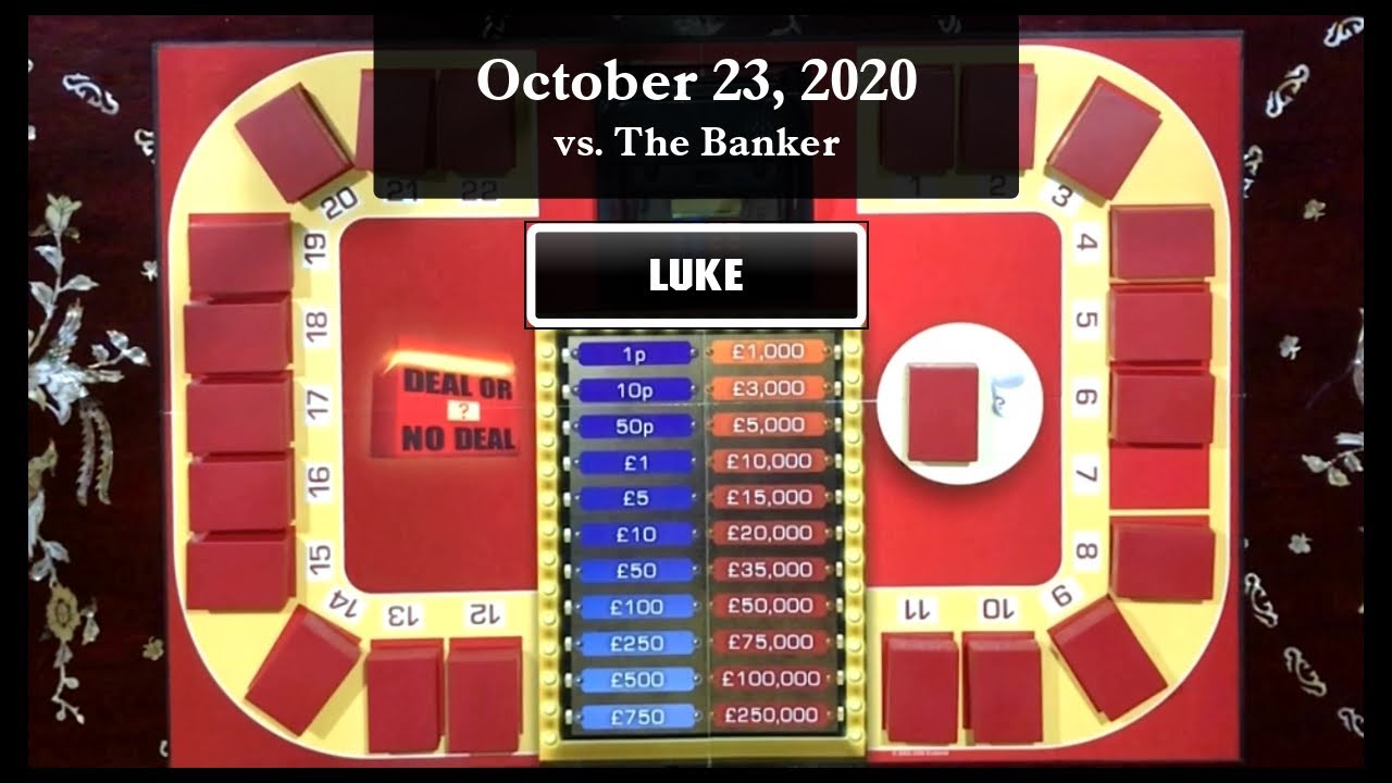 Deal or No Deal 🇬🇧 UK Board Game (Luke)