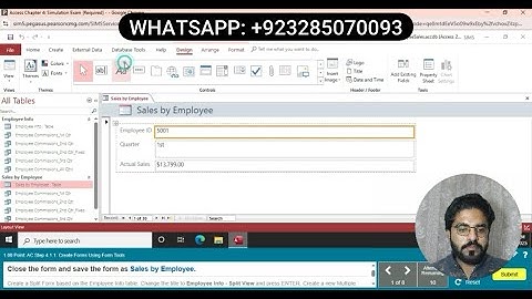 Access Chapter 4 Simulation Exam – Step-by-Step Solution (MyITLab 2025)