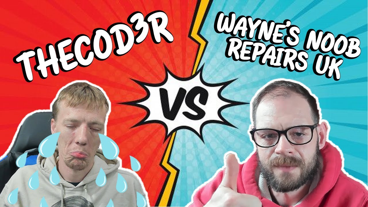 TheCod3r Vs. Wayne's Noob Repairs UK! The Ultimate Battle Of Brains (Amatuer Vs. Pro) Episode 1 Of 3