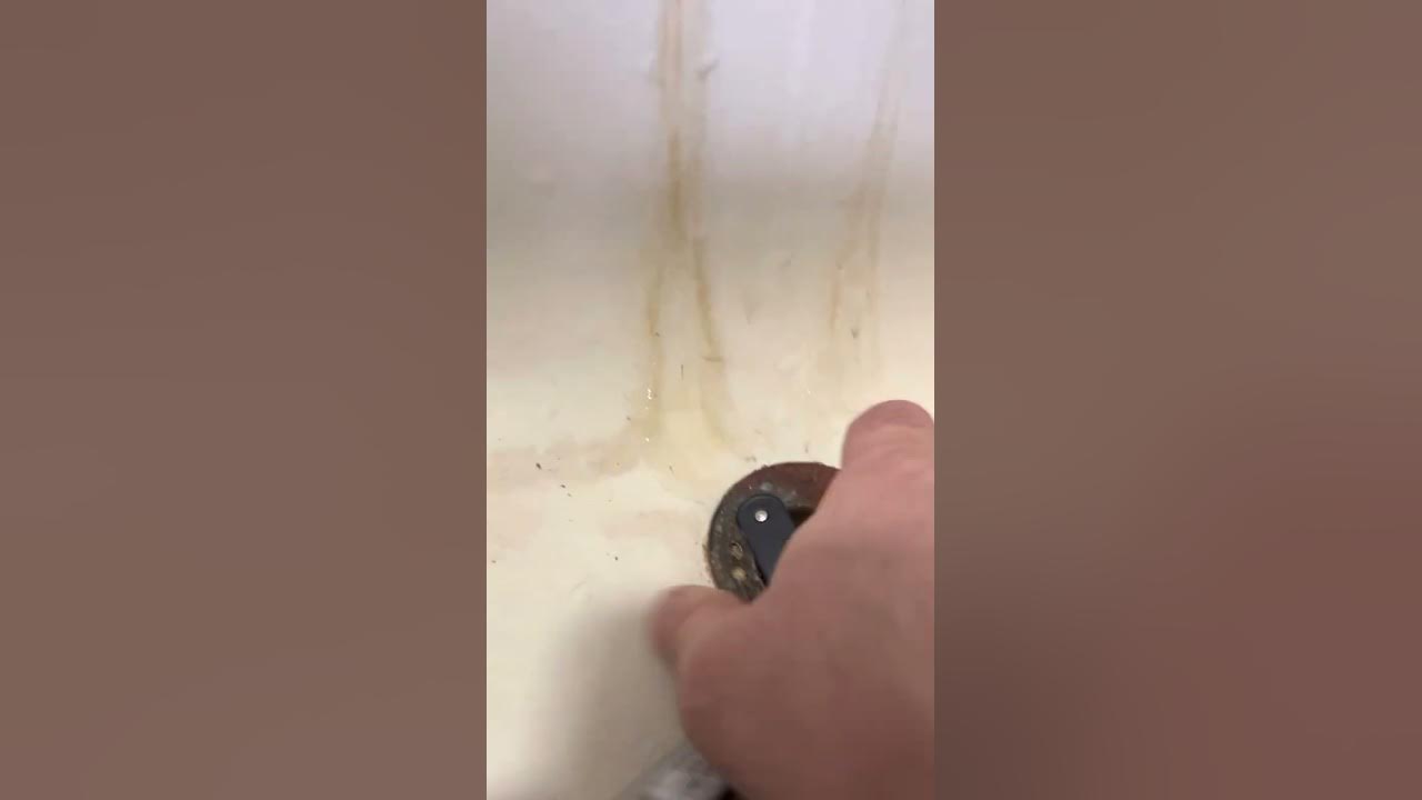 DIY Bath tub drain totally corroded Removal YouTube