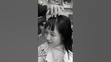 Lần đầu thử cắt mái ngố và cái kết 😂 Hậu Hoàng #shorts