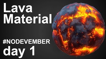 Stylized Lava Substance Designer - #NODEVEMBER day 1