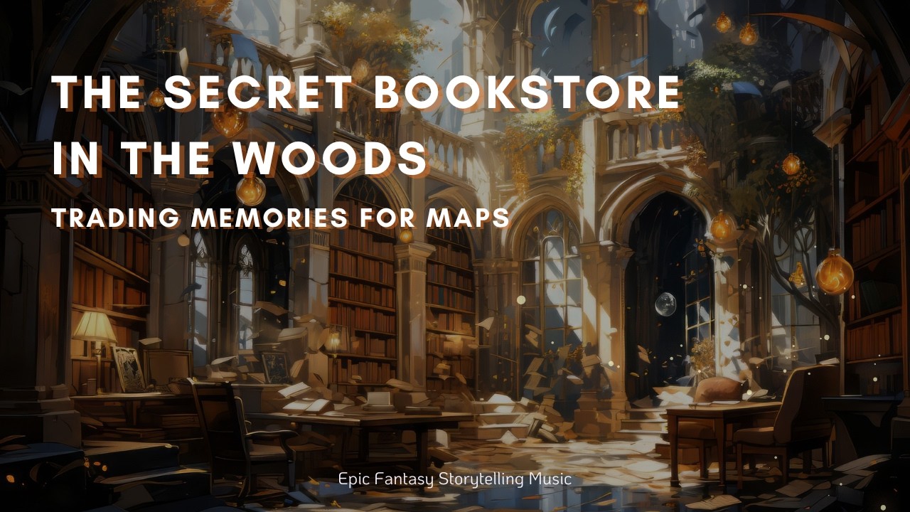 ♪ The Secret Bookstore in the Woods — Trading Memories for Maps | Epic Fantasy Storytelling Music