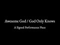 Awesome godgod only knows signed performance