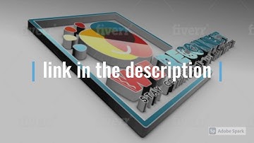 I will create this 3d logo animation intro video within 24 hours