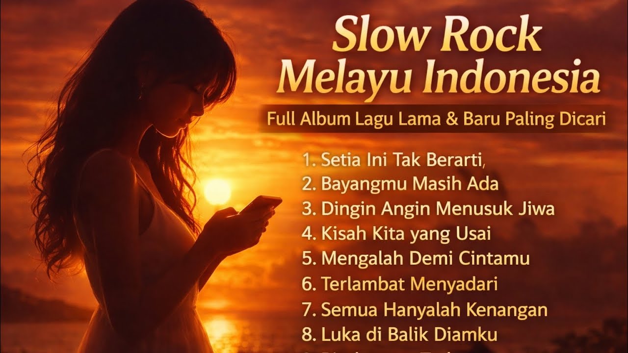 Slow Rock Melayu Indonesia – Full Album Lagu Lama & Baru Paling Dicari