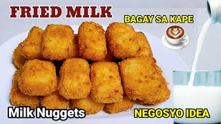 FRIED MILK RECIPE | Melt in Your Mouth Fried Milk | NEGOSYONG PATOK | Leche Frita 🍞| MILK NUGGETS