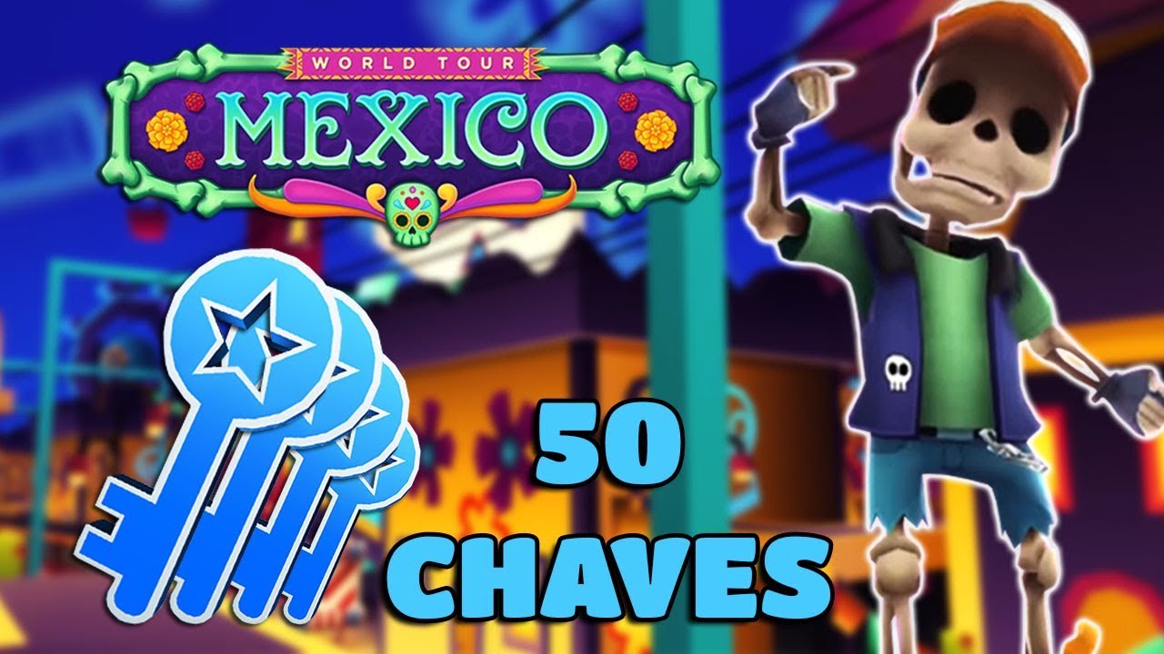 Código pra Chaves e Moedas no Subway Surfers Mexico Halloween 2019 