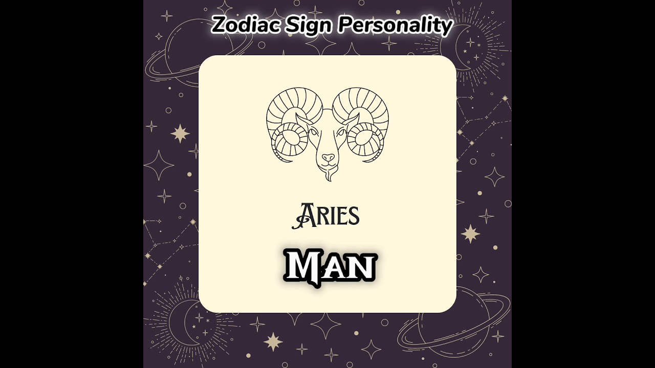"Fearless Fire Sign: The Aries Man's Bold Personality Traits Explored" 