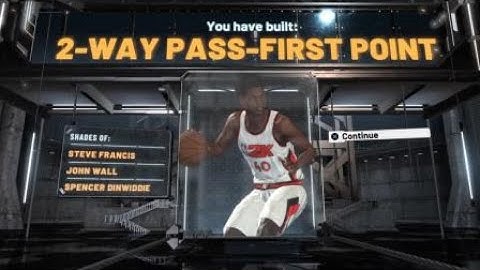 NBA 2K21 NEW 2-WAY PASS-FIRST POINT BUILD!!