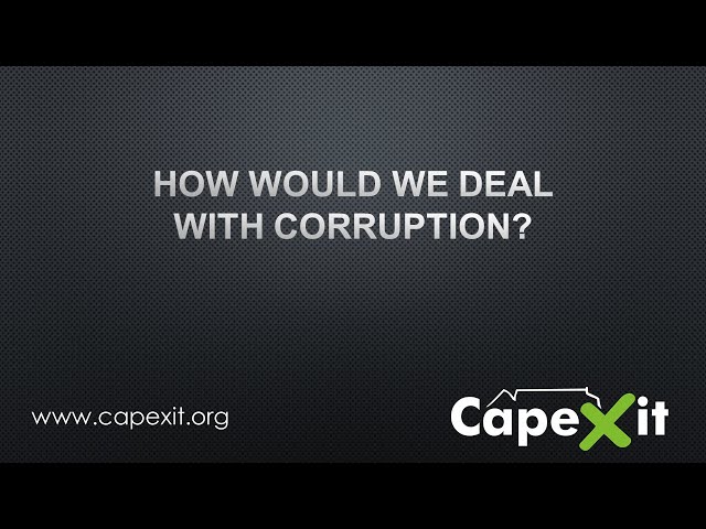 How would an independent Western Cape deal with corruption?