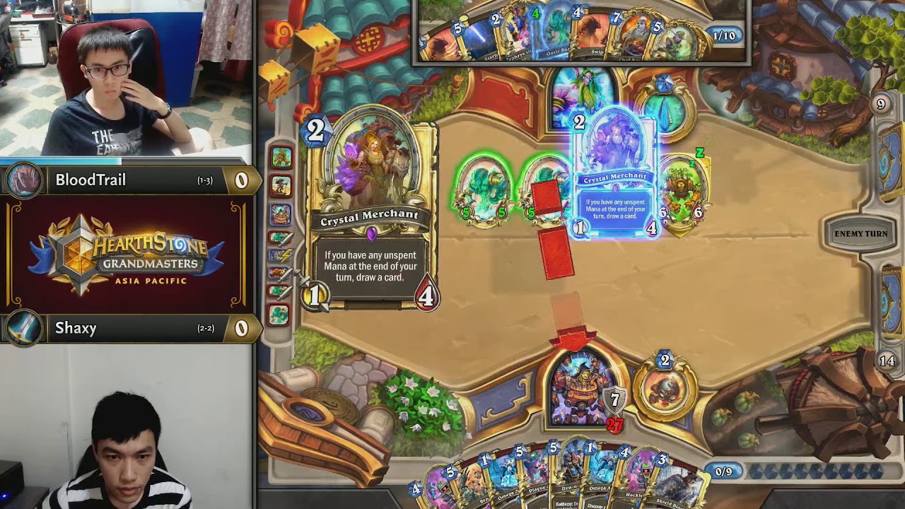 Shaxy Bloodtrail vs Shaxy - Hearthstone Grandmasters Asia-Pacific S2 2019 ...