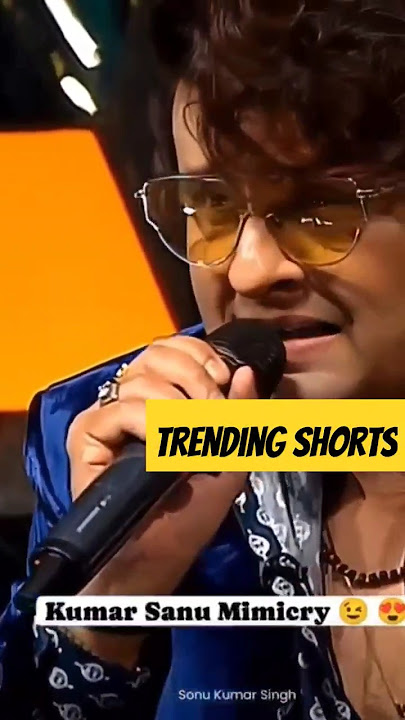 Sonu Nigam exactly mimic Kumar sanu in front of everyone
