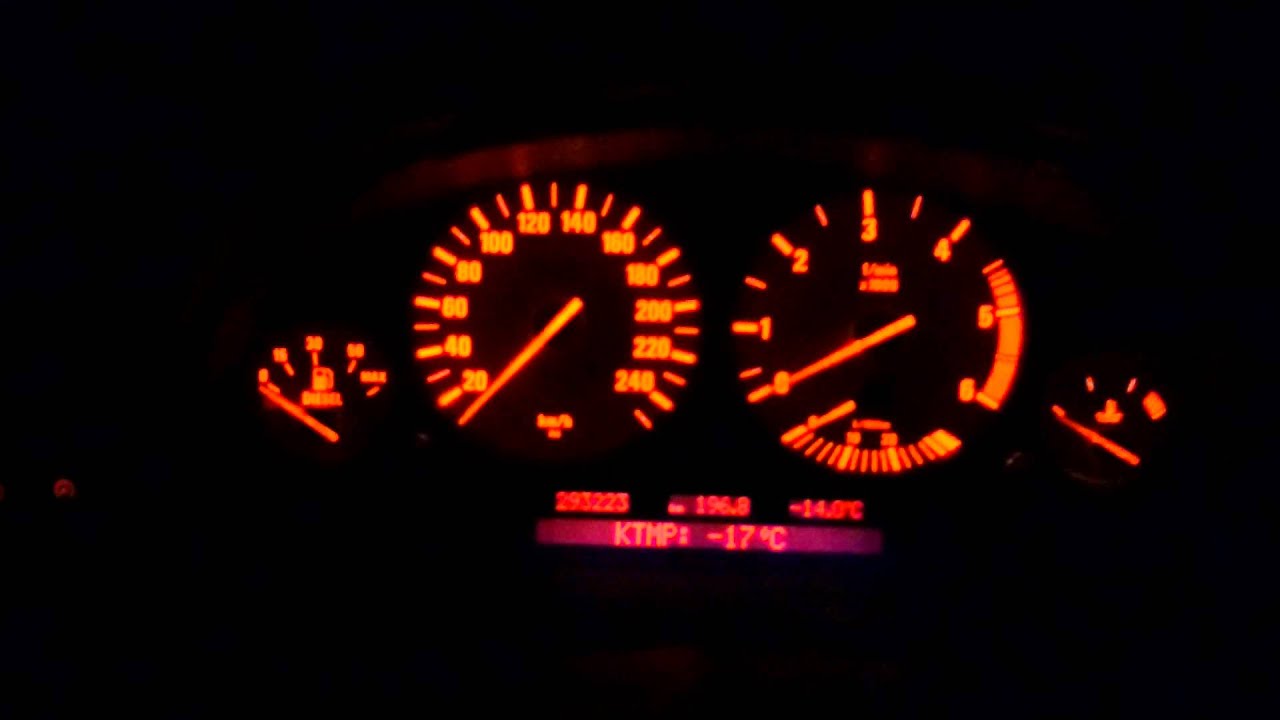 BMW 530D e39 cold start YouTube