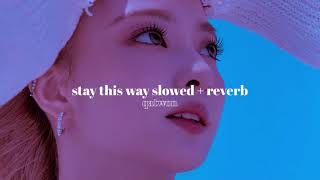 stay this way - fromis_9 » slowed + reverb