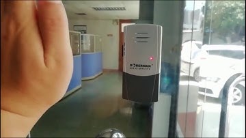 DOBERMAN SE-0106 Ultra-slim Round Door / Window Alert Detect Vibration Sensor Alarm