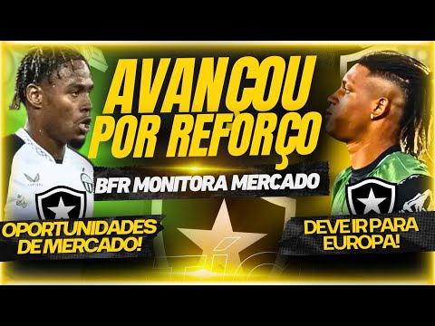 🚨🚨BOTAFOGO AVANÇA POR REFORÇOS E MONITORA NOMES DISPONÍVEIS NO MERCADO | SITUAÇÃO DO DANILO