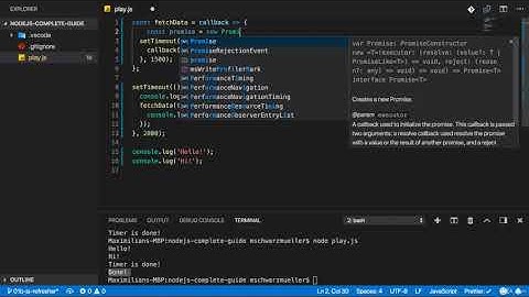 Async Code and Promises In JavaScript || Node.js